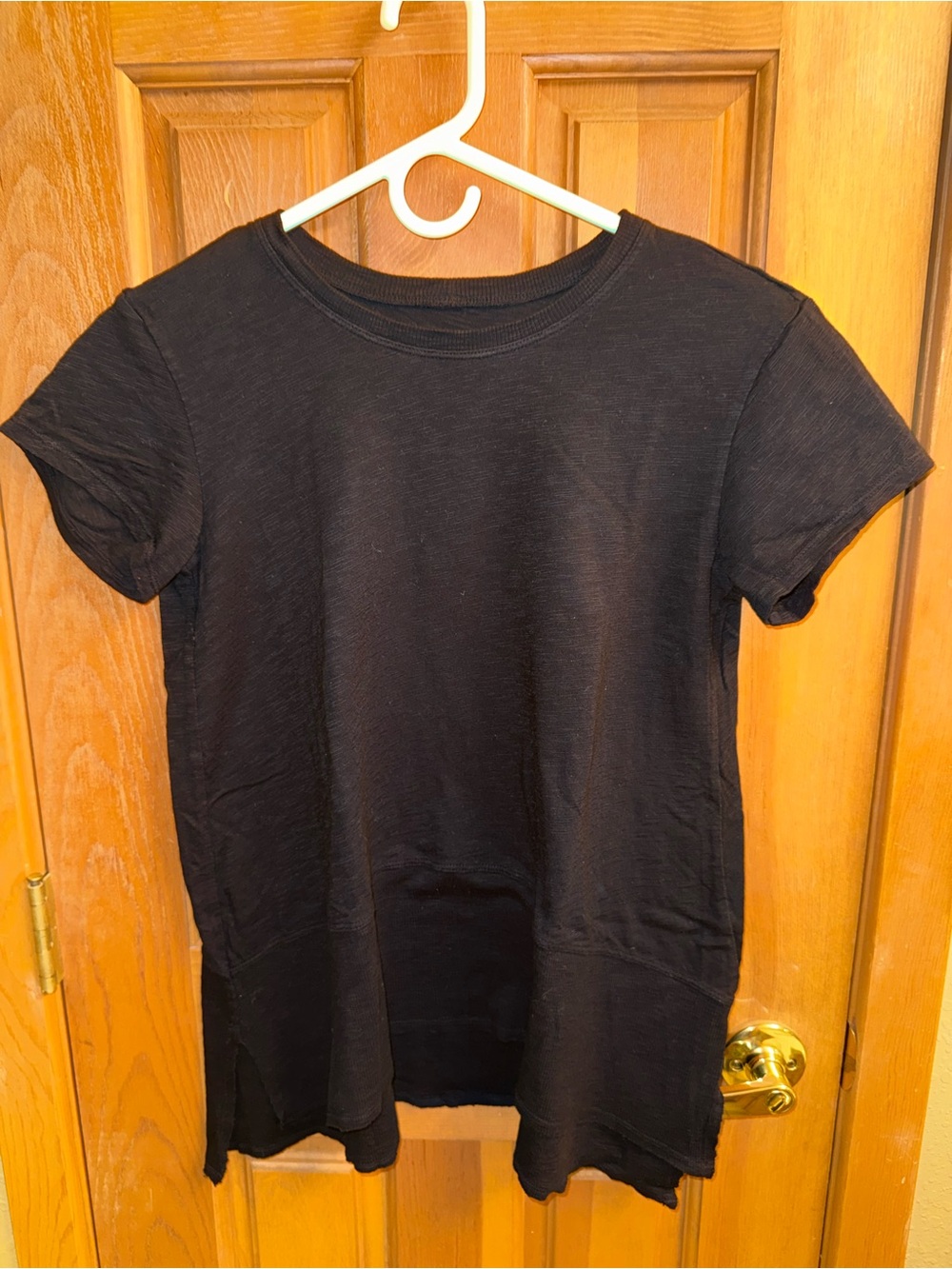 Everyday Black Short-Sleeve Crewneck Tee
